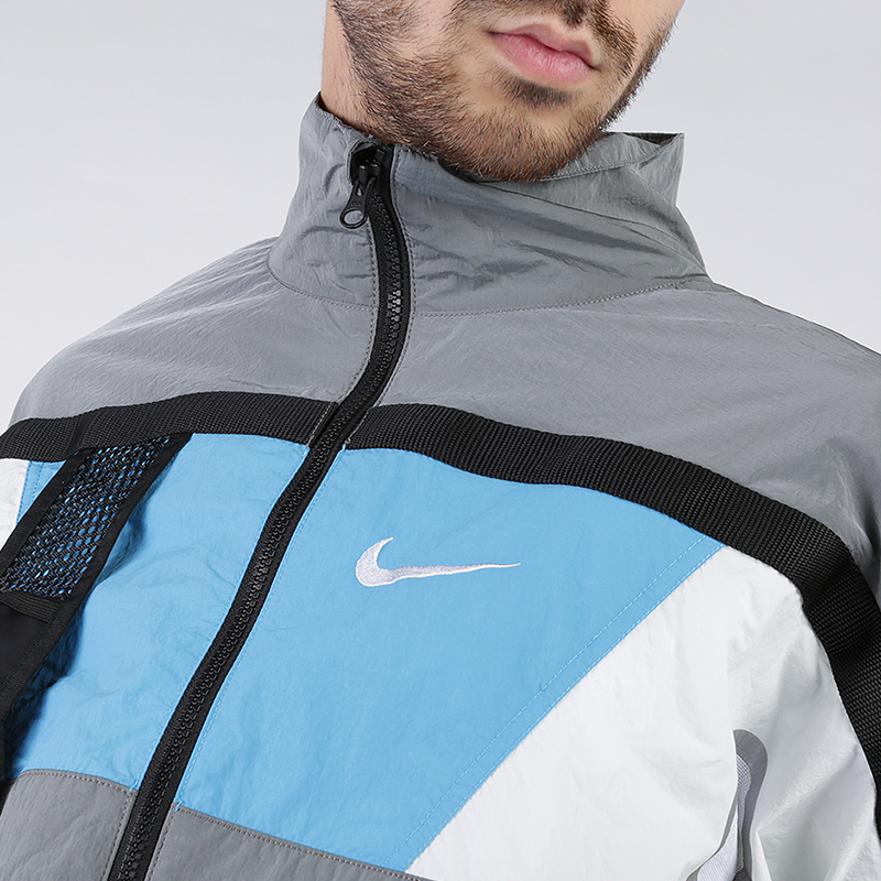 мужская серая куртка Nike NikeLab Hooded Jacket CD6368-012 - цена, описание, фото 2